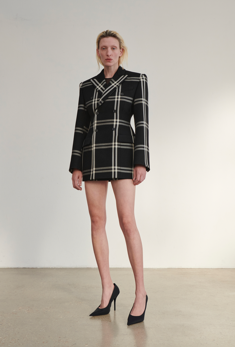 Double Breasted Contour Blazer